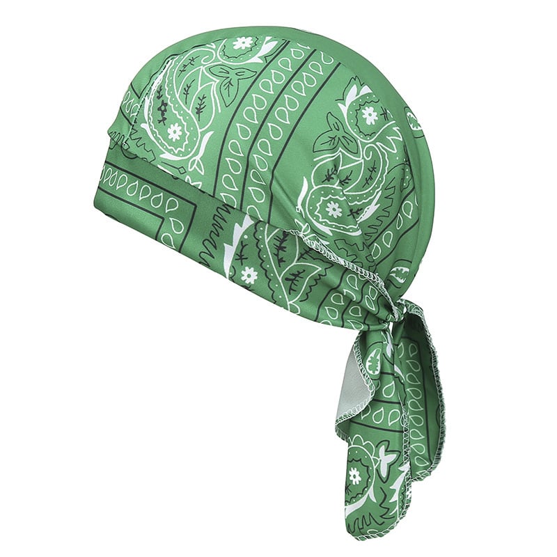 Elastic fabric cycling headband/cap