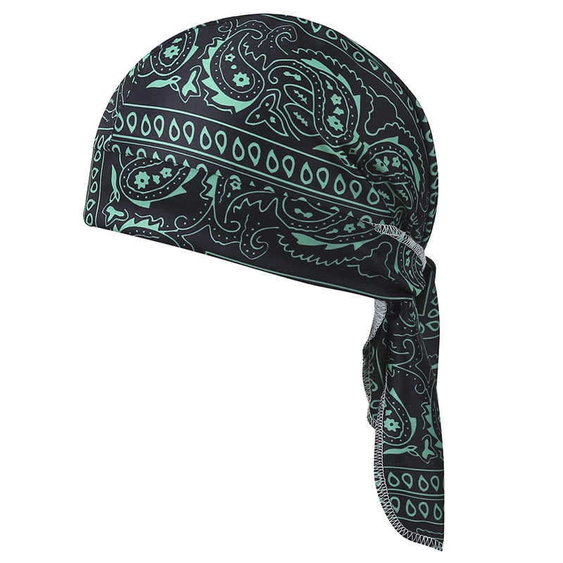 Elastic fabric cycling headband/cap