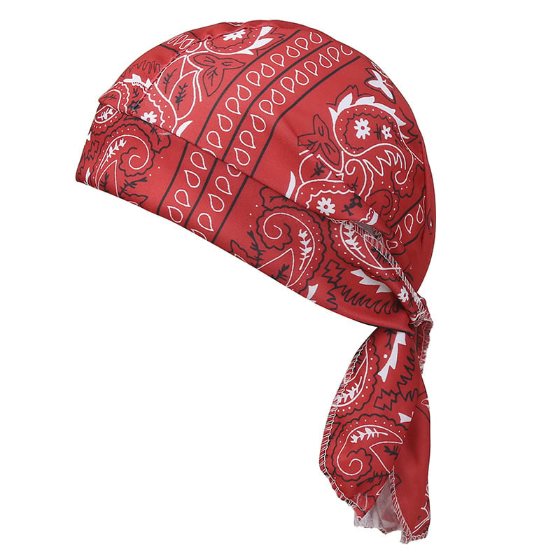 Elastic fabric cycling headband/cap