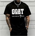 Men’s GOAT Graphic T-Shirt – Casual Streetwear Short Sleeve Tee