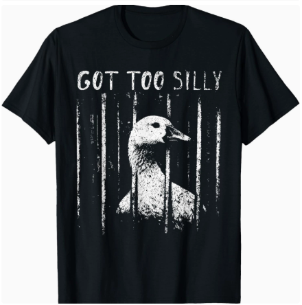GOT TOO SILLY GRAPHIC TEE Dark Humor Vintage Streetwear T-Shirt for Men