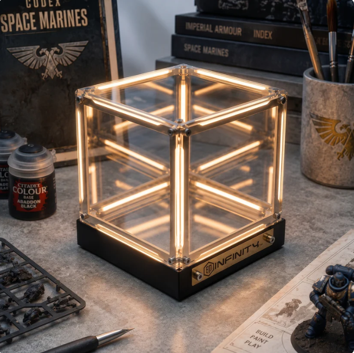 InfinityGlow Miniature Display Cube