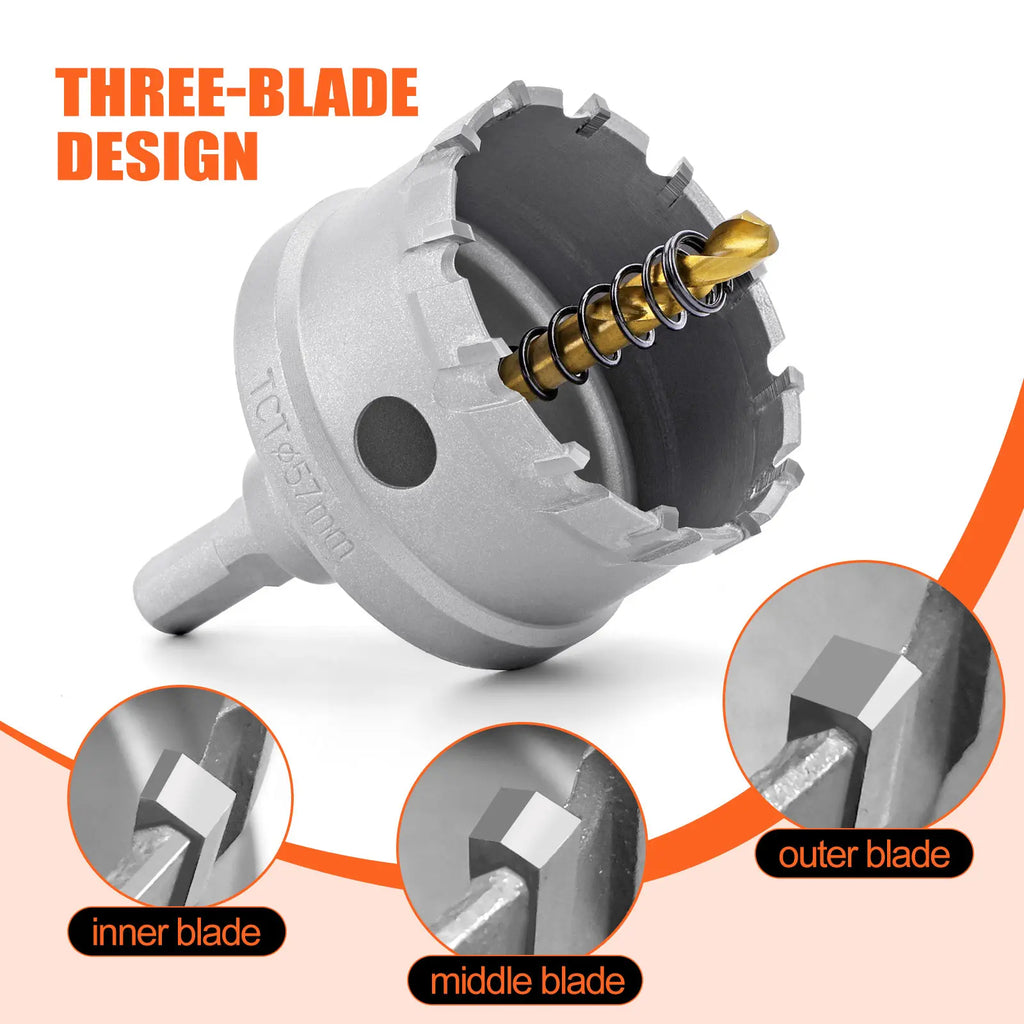 TCT Carbide Hole Saw – Clean, Controlled Holes in Tough Metal