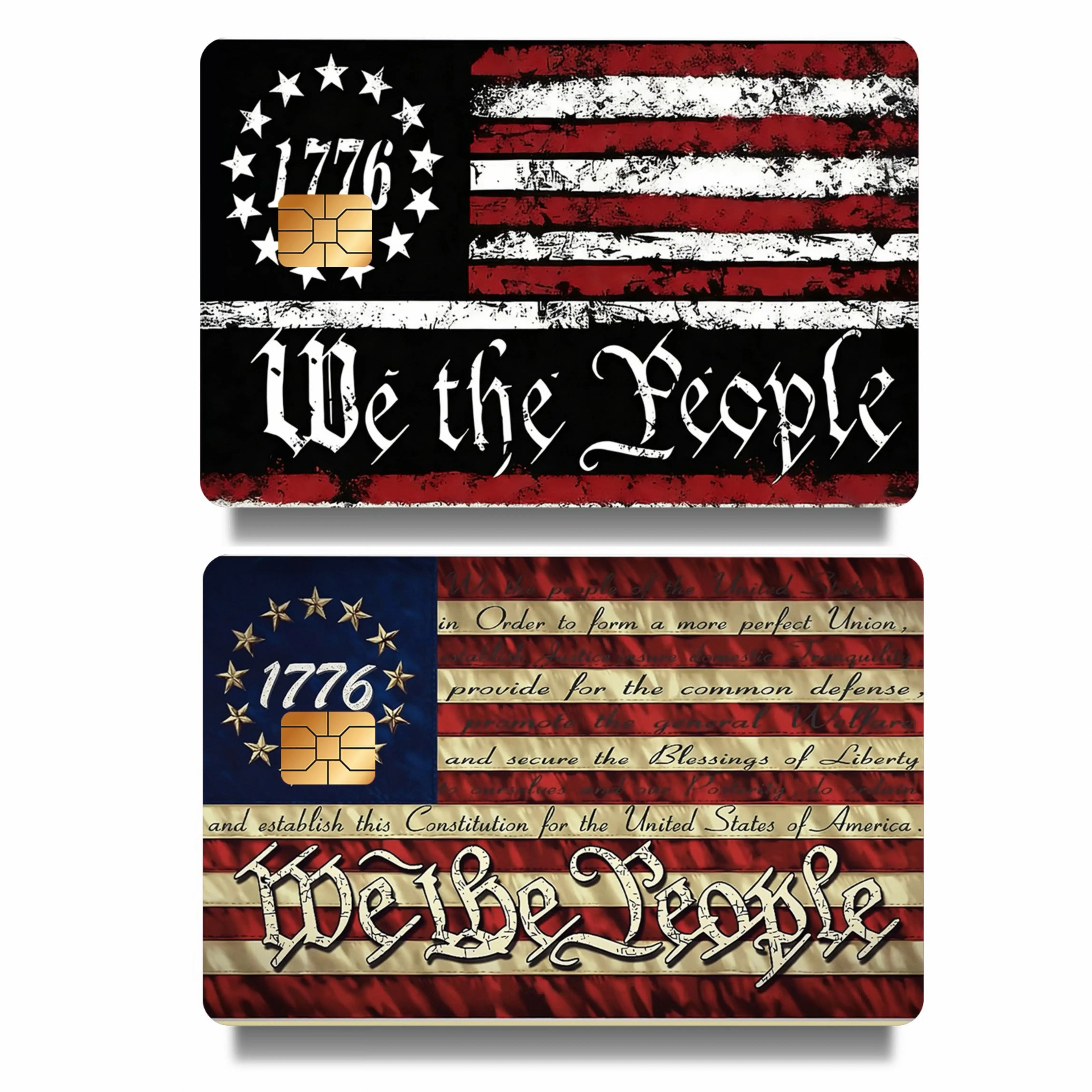 iberty 1776™ “We the People” Patriotic Card Skin Stickers