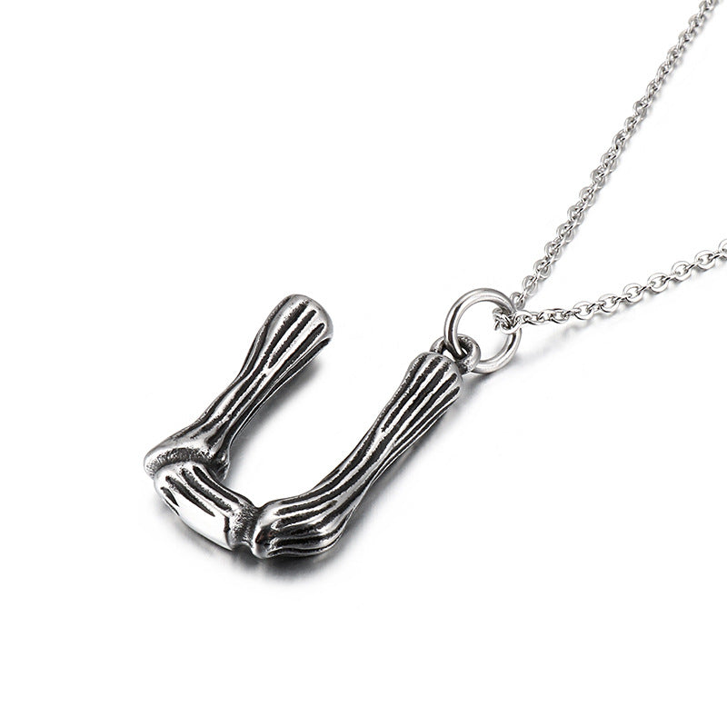 Alphabet Pendant Necklace