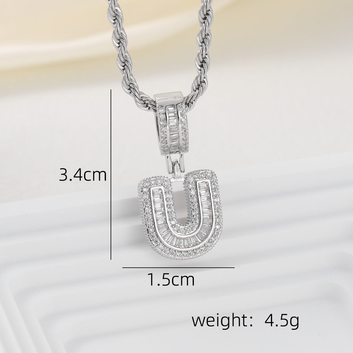 Alphabet Pendant Necklace