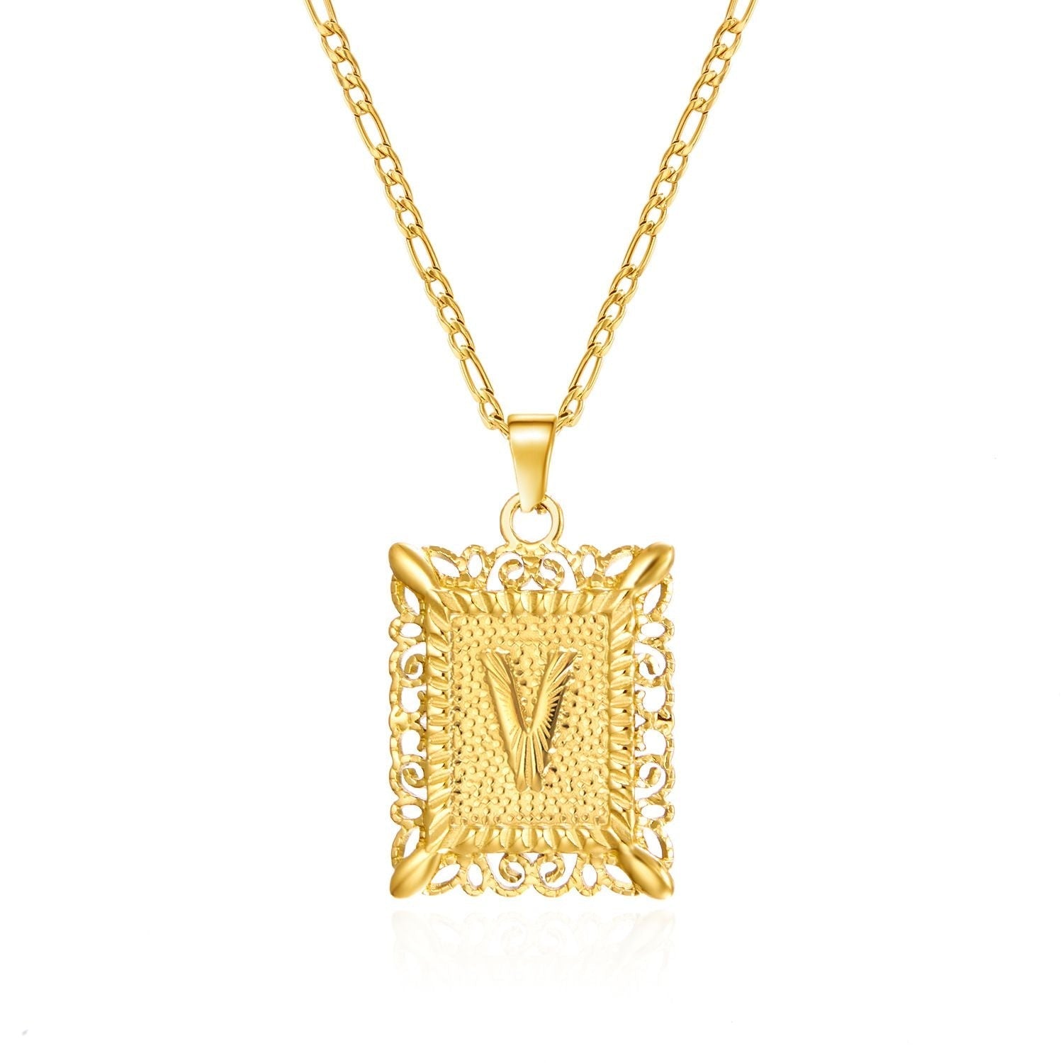 Letter Tag Necklace