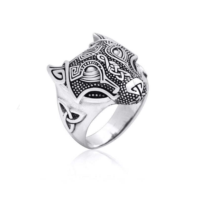 Wolf Viking Ring