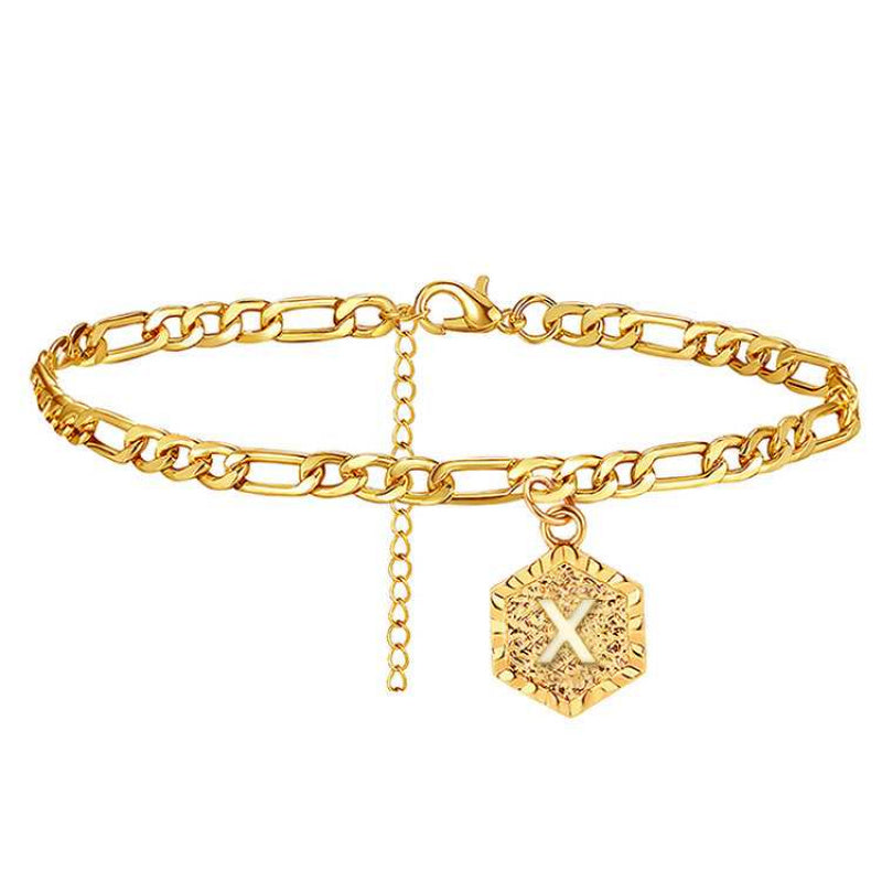 Letter Tag Bracelet
