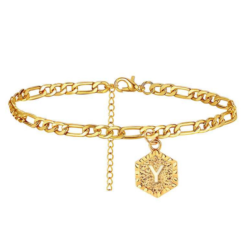Letter Tag Bracelet