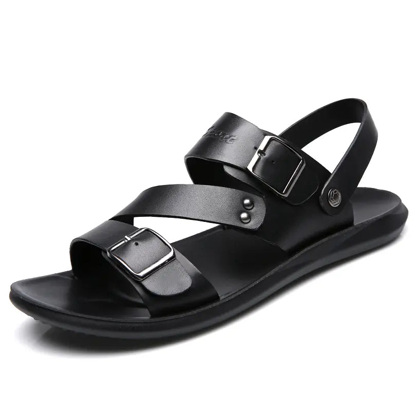 Men's Two-Buckle Backstrap Sandals