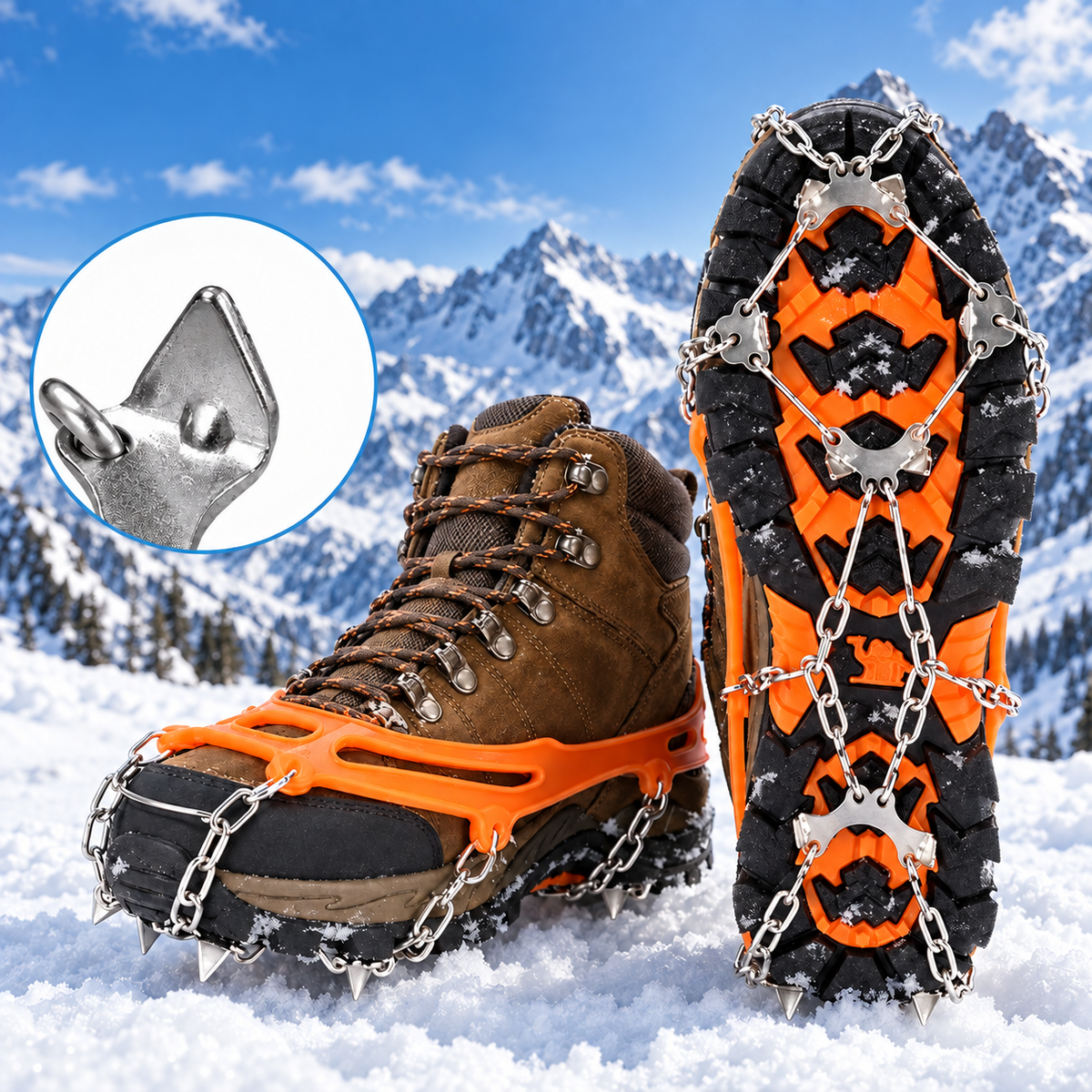 Slip-On Ice &amp; Snow Traction Cleats