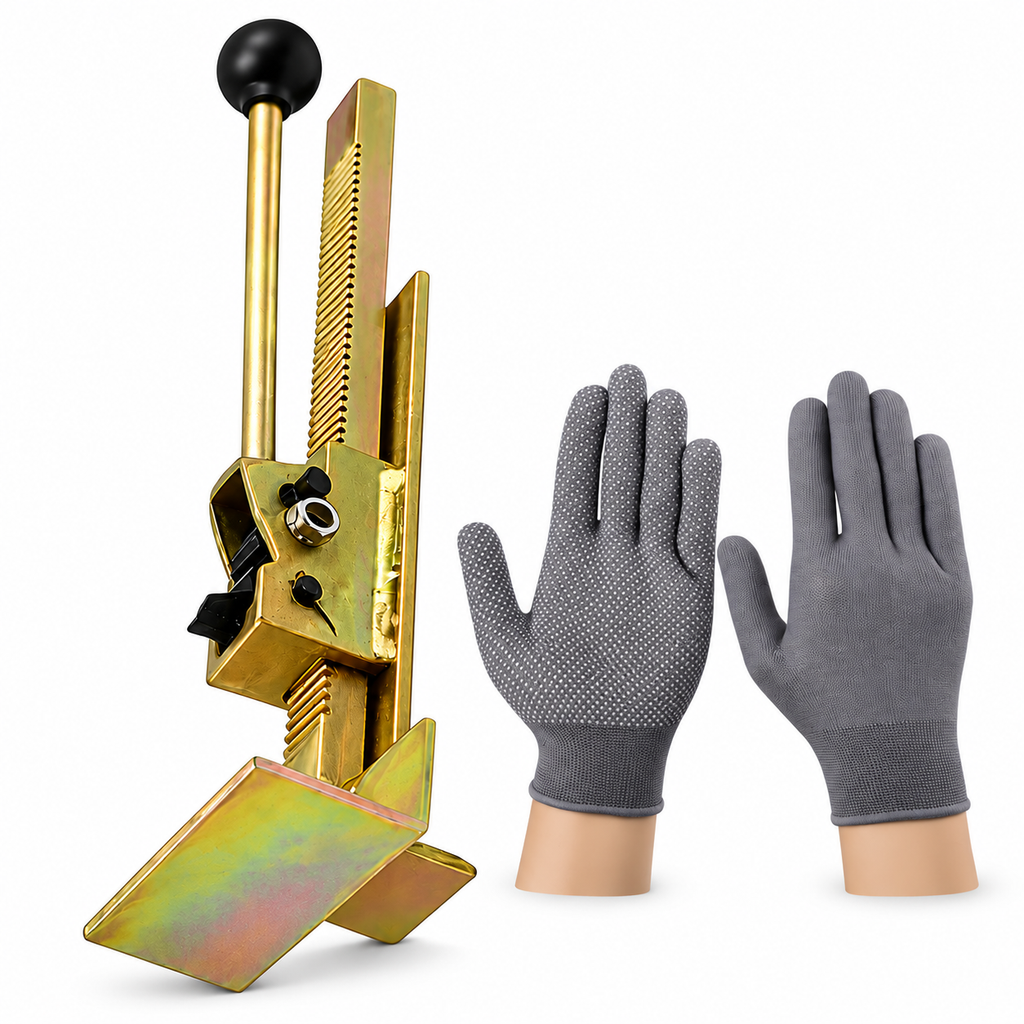 Ratcheting Flooring Jack — Bring Plank Joints Together With Controlled Pressure