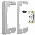 Metal Outlet &amp; Switch Spacers — Improve Mounting Alignment for a Cleaner Finish