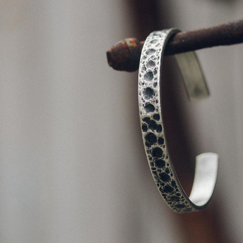 Retro Concave Convex Texture Bracelet