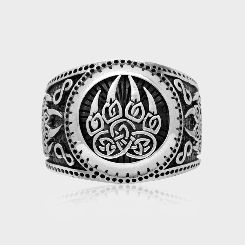 Bear Paw Viking Ring
