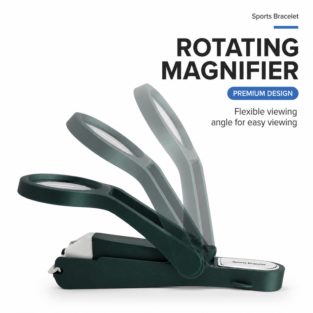 2.5X Magnifying Nail Clipper – See the Edge Clearly While You Trim