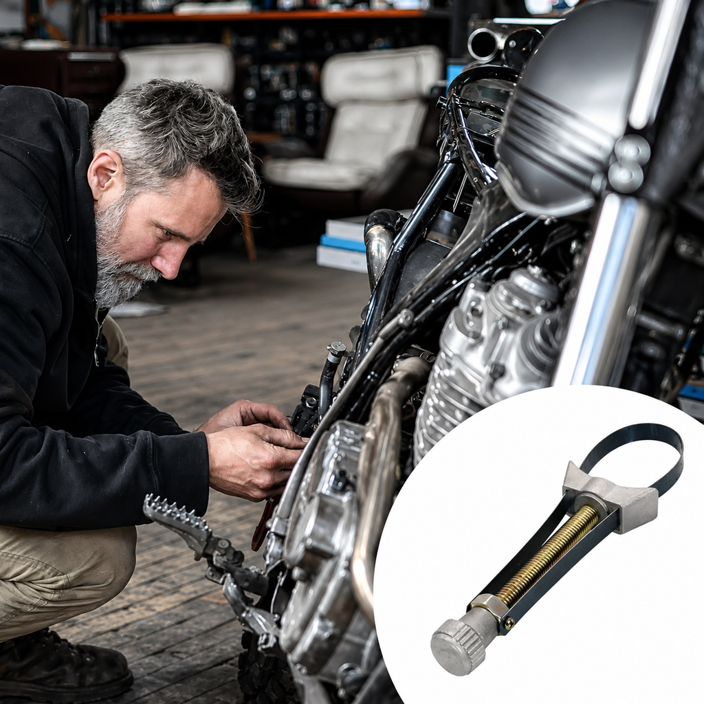 Adjustable Oil Filter Strap Wrench Set – Get a Better Grip on Stubborn Filters
