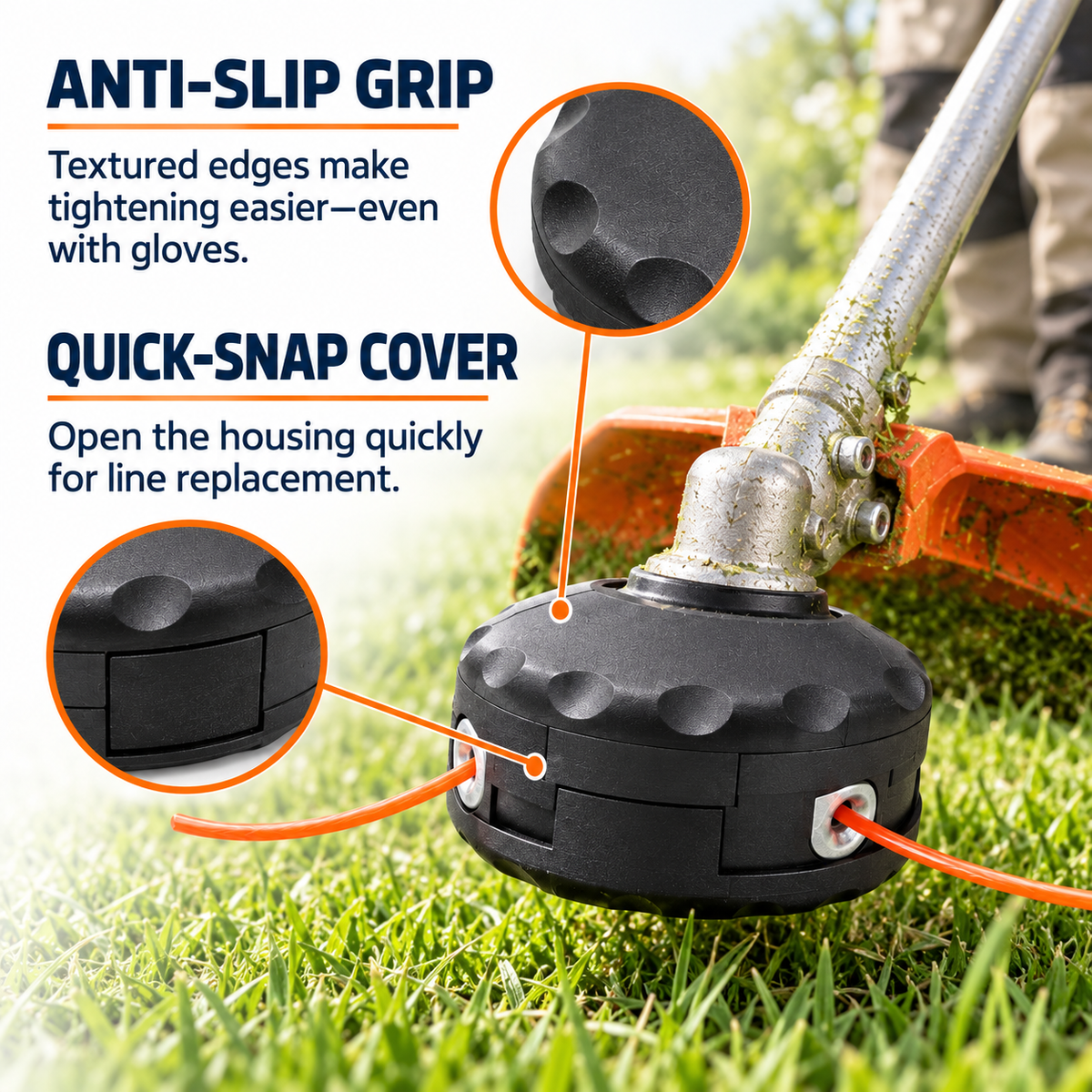 🌿Replacement String Trimmer Heads
