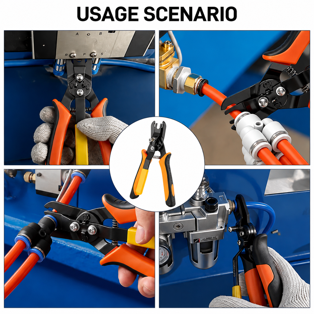 Pneumatic Push-to-Connect Fitting Release Pliers