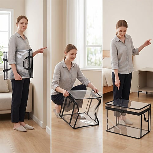 Foldable storage box