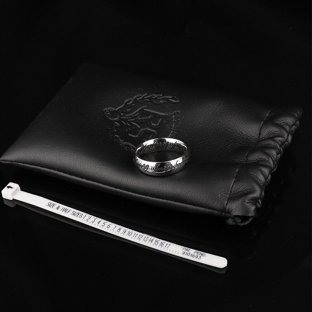 Exquisite Engraved Stainless Steel Ring