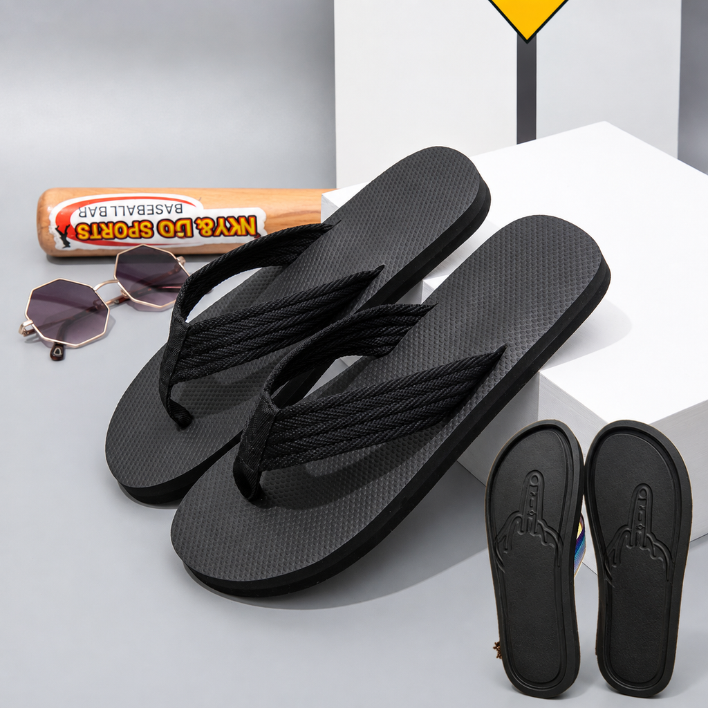 Novelty Footprint Flip-Flops