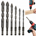 6-Piece Serrated Eccentric Drill Bit Set — Start Cleaner Holes With Better Control