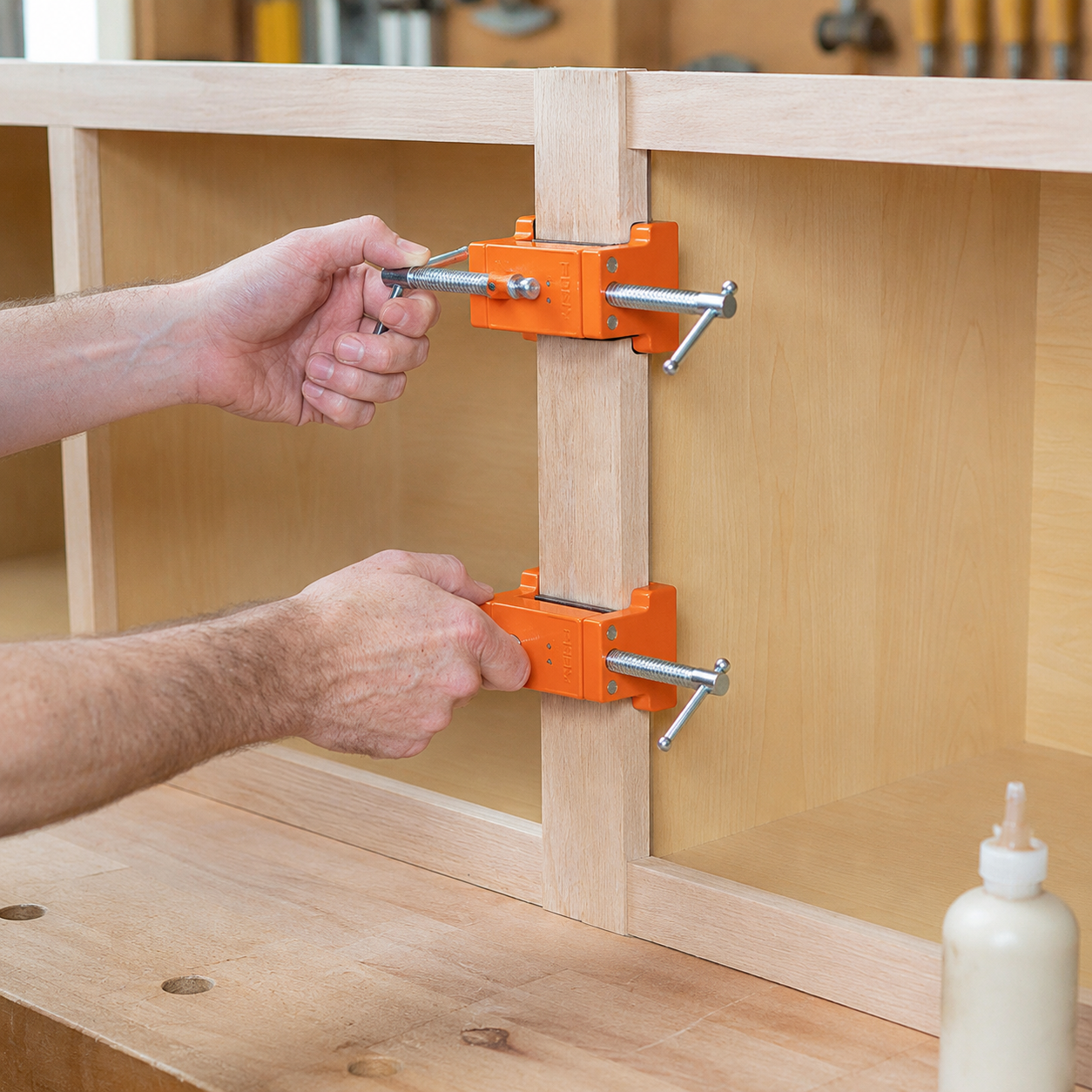 Cabinet Face Frame Alignment Clamp Set