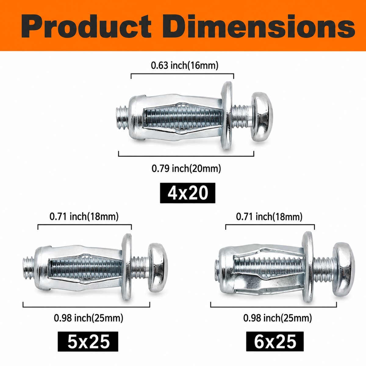Metal Hollow Wall Anchors – Secure Fastening for Drywall &amp; Panel Projects