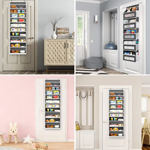 5-layer back door storage rack