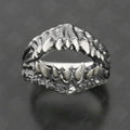 Retro pointed-tooth ring
