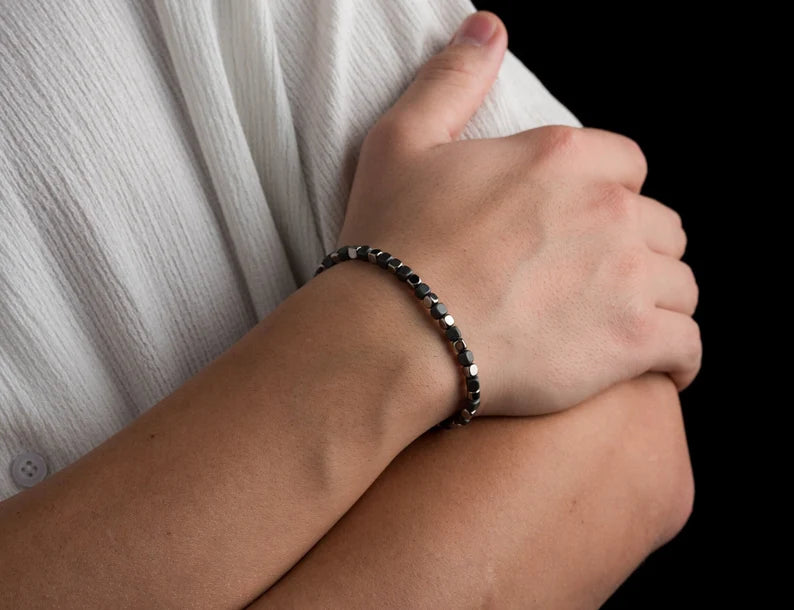 Hematite Bead Bracelet