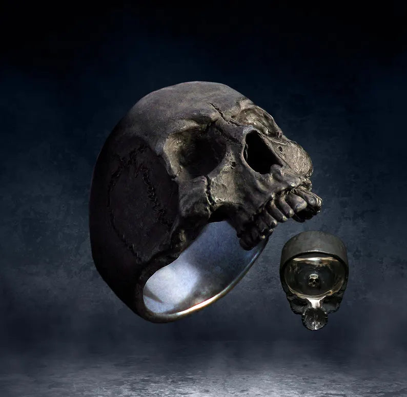 Punk Retro Skull Ring
