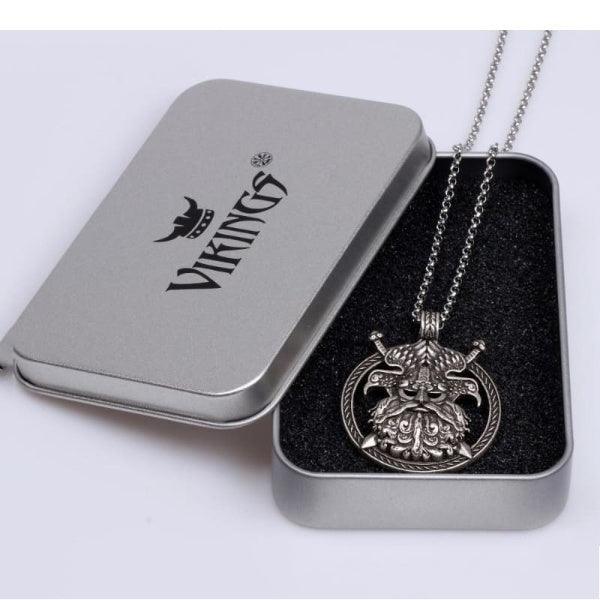 Viking Necklace - Odin & Raven's