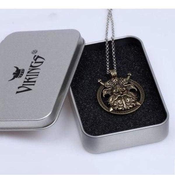 Viking Necklace - Odin & Raven's