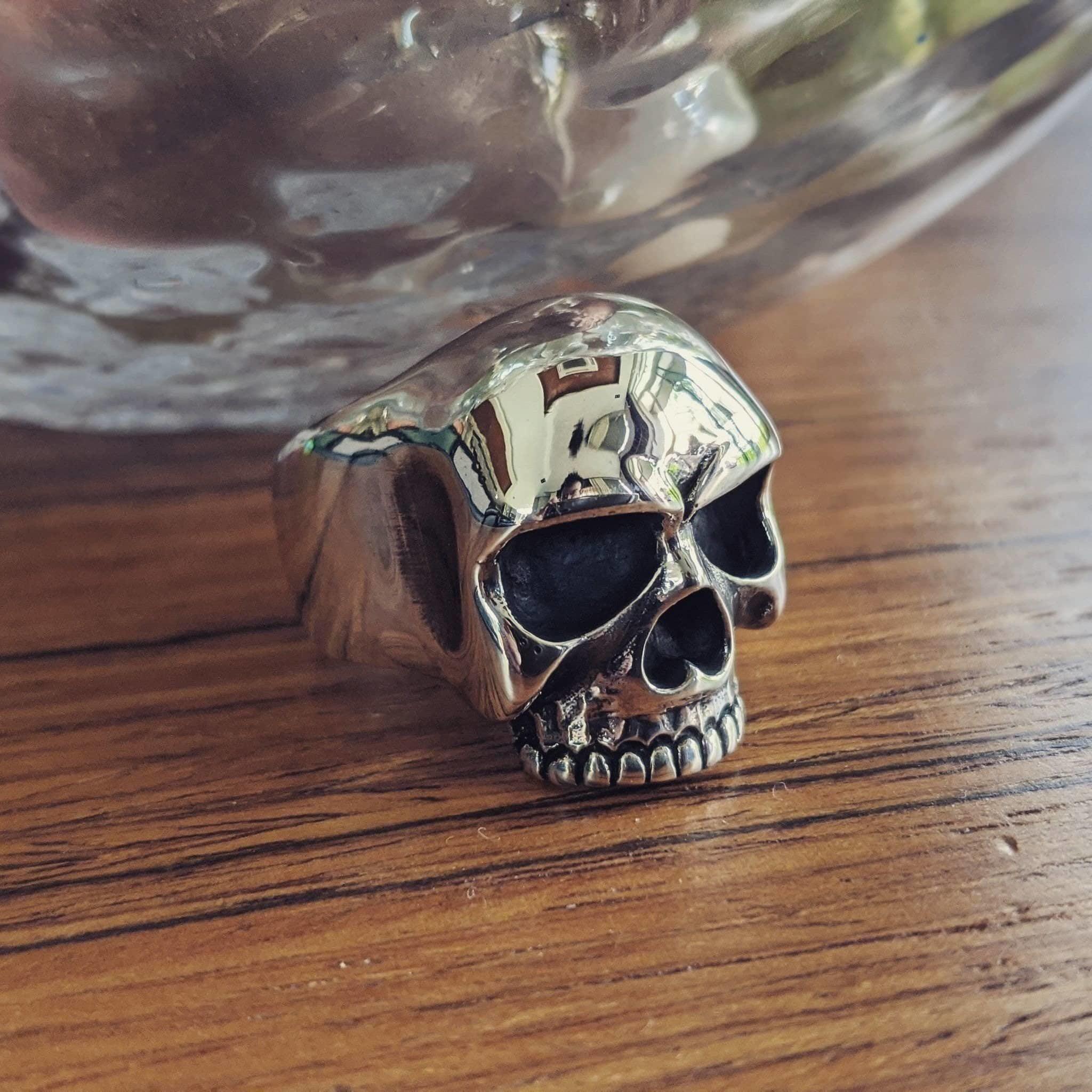 Mirror Skull Ring