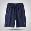 Men’s Tactical Running Shorts – Quick Dry Gym Shorts with Zipper Pockets