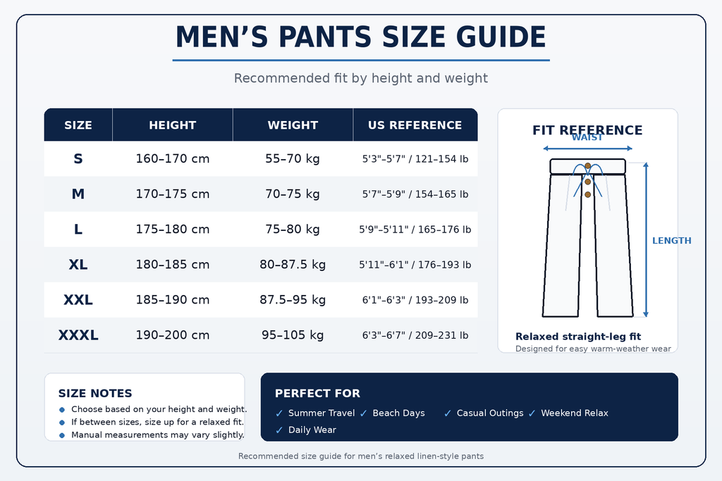 Mens Coastal Comfort Drawstring Pants