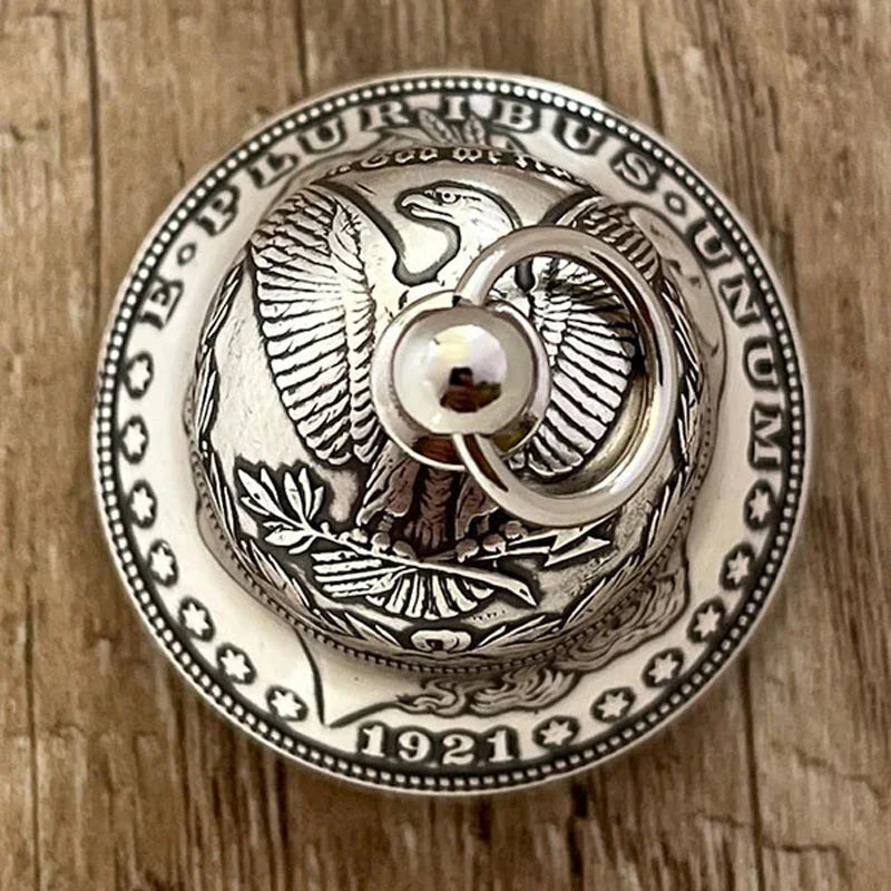 Zinc Alloy Morgan Silver Dollar Ornament-Bell