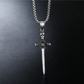 Skull Cross Pendant Necklace